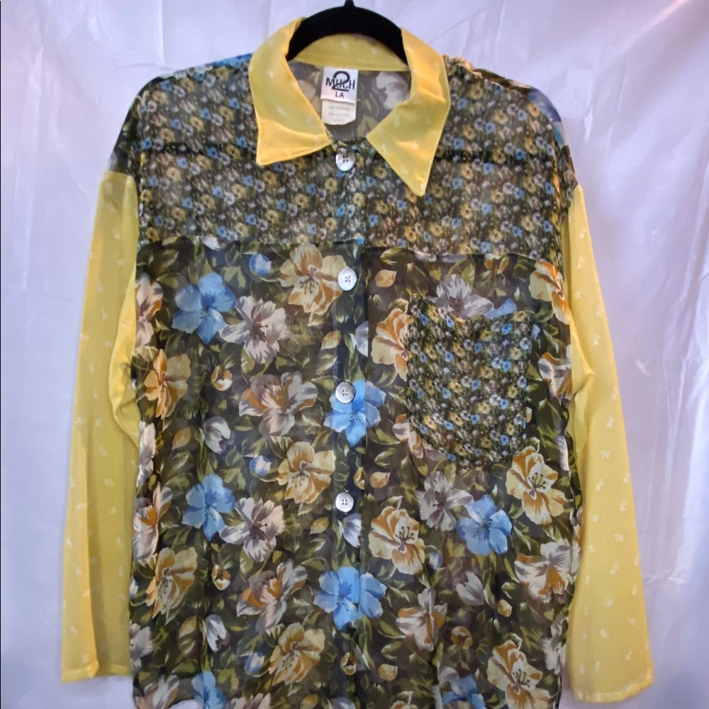 A Much 2 LA collared blouse